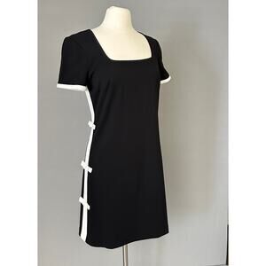 Karl Lagerfeld Contrast Trim Mini Dress